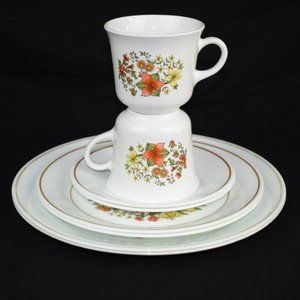 Vintage Corelle Ware Indian Summer 2 Place Setting